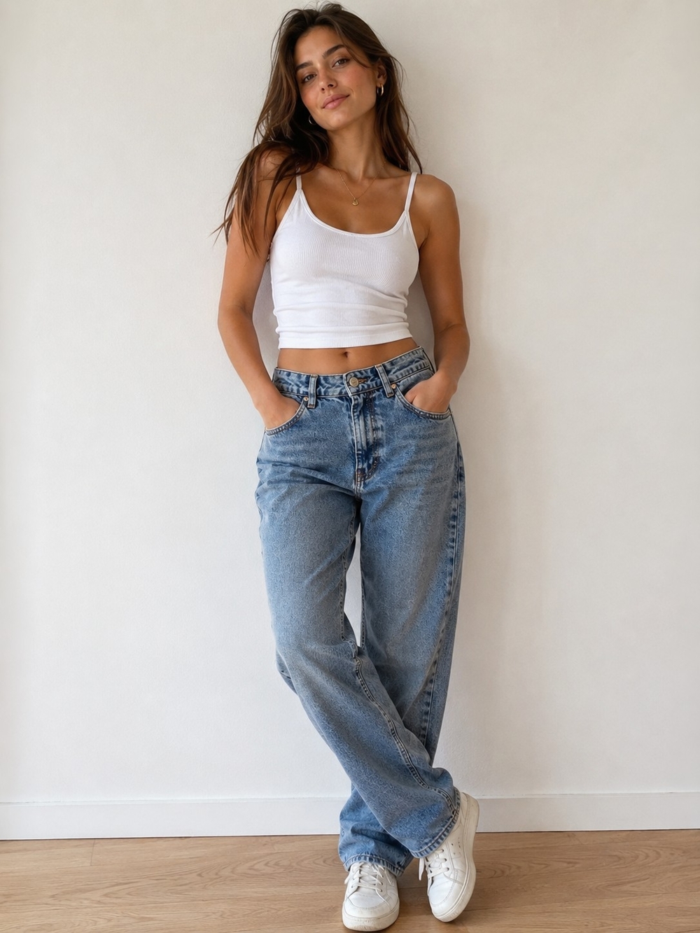 Zara Light Blue Boyfriend Jeans